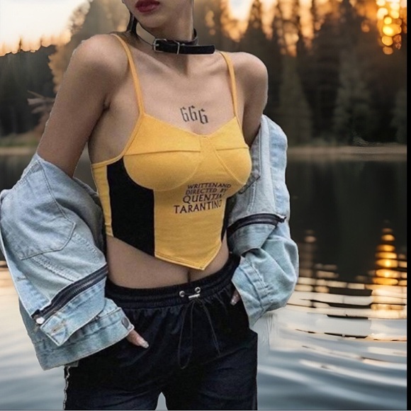 WRITTEN & DIRECTED BY QUENTIN TARANTINO Crop Cami - Picture 4 of 10
